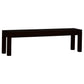 TANAKA 180CM SOLID MAHOGANY DINING TABLE + 2 BENCHES IN CHOCOLATE - MyChocolateWood