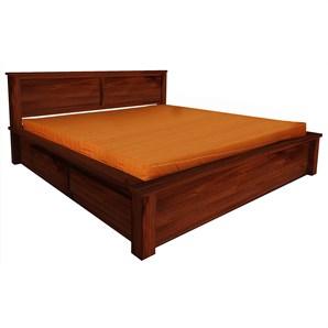 TANAKA SOLID MAHOGANY 4 DRAWER BED IN QUEEN SIZE BED IN MAHOGANY MADE TO ORDER - MyChocolateWood