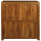 TANAKA SOLID MAHOGANY 5 DRAWERS TALLBOY IN LIGHT PECAN - MyChocolateWood