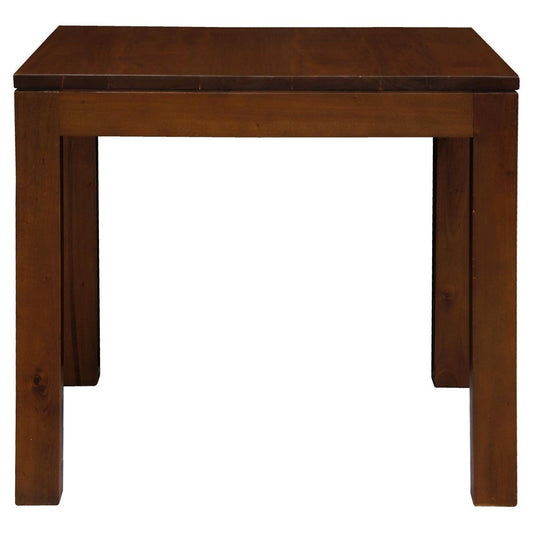 TANAKA SOLID MAHOGANY 90CM DINING TABLE IN MAHOGANY - MyChocolateWood