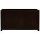 TANAKA SOLID MAHOGANY BUFFET SIDEBOARD 3 DOORS & 3 DRAWERS IN CHOCOLATE FINISH - MyChocolateWood