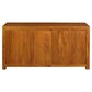 TANAKA SOLID MAHOGANY BUFFET WITH 2 DOORS & 3 DRAWERS IN LIGHT PECAN FINISH - MyChocolateWood