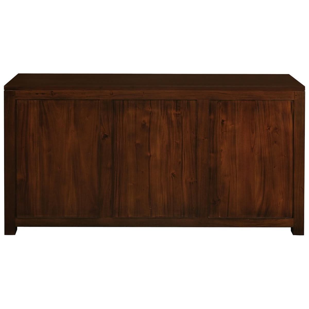 TANAKA SOLID MAHOGANY BUFFET WITH 2 DOORS & 3 DRAWERS IN MAHOGANY FINISH - MyChocolateWood