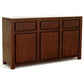 TANAKA SOLID MAHOGANY BUFFET WITH 3 DOORS & 3 DRAWERS IN MAHOGANY FINISH - MyChocolateWood