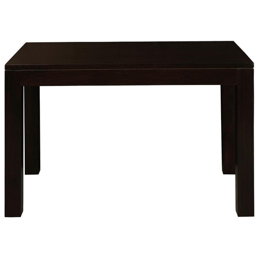 TANAKA SOLID MAHOGANY DINING TABLE 120CM IN CHOCOLATE - MyChocolateWood
