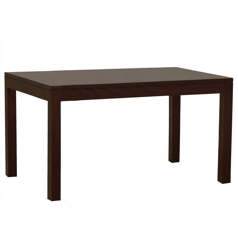 TANAKA SOLID MAHOGANY DINING TABLE IN CHOCOLATE 180CM - MyChocolateWood