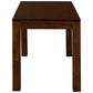 TANAKA SOLID MAHOGANY DINING TABLE IN MAHOGANY 120CM - MyChocolateWood