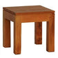 TANAKA SOLID MAHOGANY LAMP TABLE IN LIGHT PECAN - MyChocolateWood