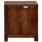 TANAKA SOLID MAHOGANY TIMBER BEDSIDE TABLE WITH 2 DRAWERS IN MAHOGANY COLOUR - MyChocolateWood