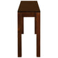 TANAKA SOLID MAHOGANY TIMBER CONSOLE TABLE/HALL TABLE WITH 2 HIDDEN DRAWERS IN MAHOGANY COLOUR - MyChocolateWood