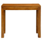 TANAKA SOLID MAHOGANY TIMBER CONSOLE TABLE WITH 1 HIDDEN DRAWER 90CM IN LIGHT PECAN - MyChocolateWood