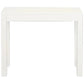 TANAKA SOLID MAHOGANY TIMBER CONSOLE TABLE WITH 1 HIDDEN DRAWER  IN WHITE 90CM - MyChocolateWood