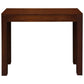 TANAKA SOLID MAHOGANY TIMBER DESK WITH 1 HIDDEN DRAWER - MAHOGANY - MyChocolateWood