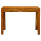 TANAKA SOLID MAHOGANY TIMBER DESK WITH 2 HIDDEN DRAWERS - LIGHT PECAN - MyChocolateWood