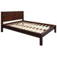 TANAKA SOLID MAHOGANY TIMBER QUEEN SIZE BED IN MAHOGANY COLOUR - MyChocolateWood