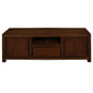 TANAKA SOLID MAHOGANY TV UNIT WITH 2 DOORS & 1 DRAWER IN MAHOGANY 160CM - MyChocolateWood