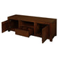 TANAKA SOLID MAHOGANY TV UNIT WITH 2 DOORS & 1 DRAWER IN MAHOGANY 160CM - MyChocolateWood