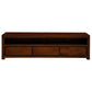 TANAKA SOLID MAHOGANY TV UNIT WITH 3 DRAWERS IN MAHOGANY 190CM - MyChocolateWood