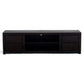 TANAKA SOLID MAHOGANY TV UNIT WITH 4 DRAWERS & 2 SHELVES IN CHOCOLATE 200CM - MyChocolateWood
