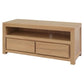 TANAKA SOLID MINDI WOOD 120CM TV UNIT WITH 2 DRAWERS IN NATURAL - MyChocolateWood