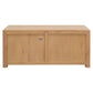 TANAKA SOLID MINDI WOOD 120CM TV UNIT WITH 2 DRAWERS IN NATURAL - MyChocolateWood
