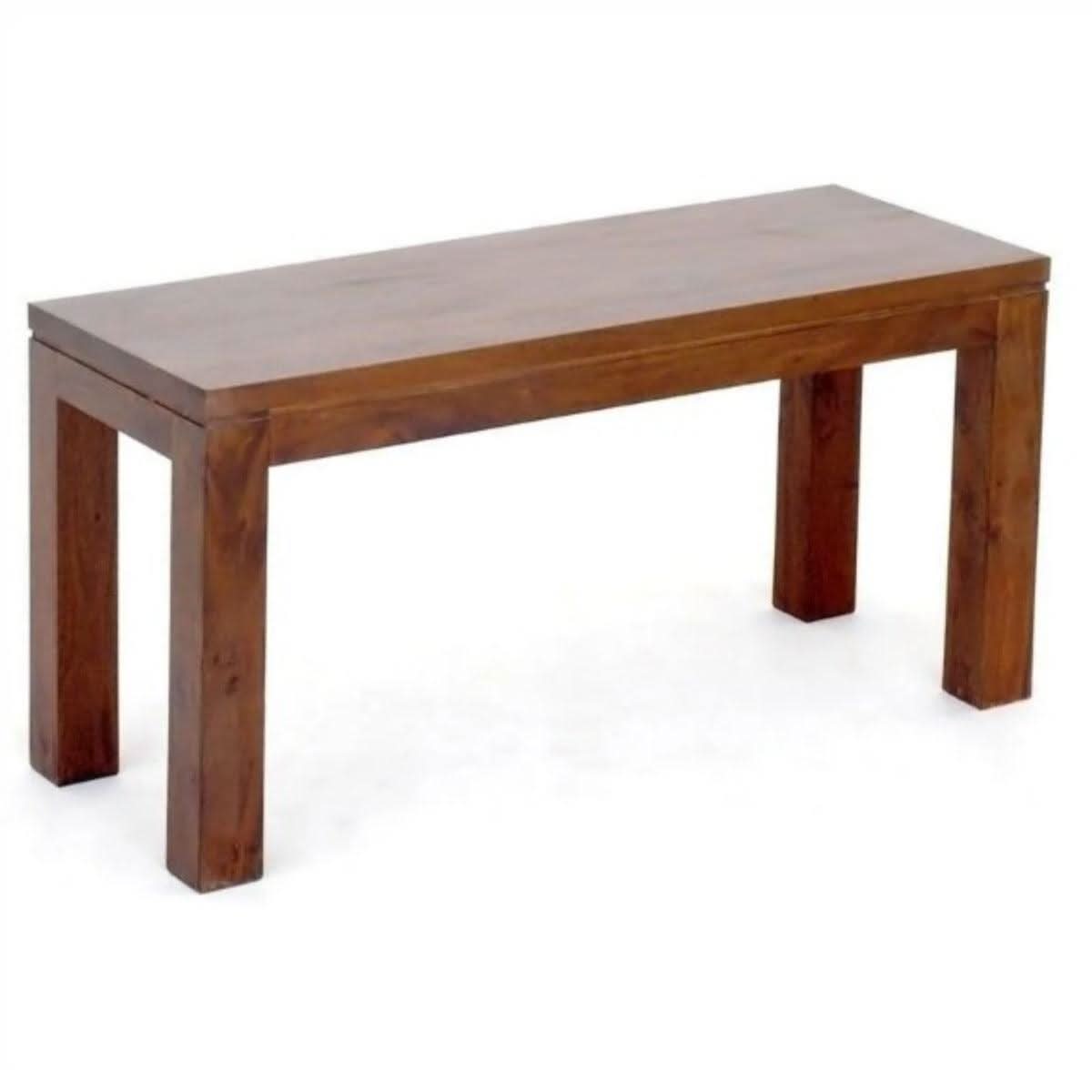 TANAKA SOLID TIMBER MAHOGANY BENCH 150CM IN MAHOGANY - MyChocolateWood