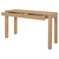 TANAKA SOLID WHITE CEDAR TIMBER CONSOLE TABLE /HALL TABLE WITH 2 HIDDEN DRAWERS 130CM - MyChocolateWood