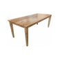 TARA SOLID OAK DINING TABLE NATURAL TOP/WHITE LEGS 150CM - MyChocolateWood