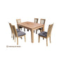 TARAGON 7 PIECE SOLID TASSIE OAK DINING SET IN CLEAR LACQUER AUSTRALIAN MADE TO ORDER - MyChocolateWood