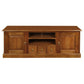 TASMANIA MAHOGANY TIMBER TV UNIT 2 DOORS & 3 CD DRAWERS IN LIGHT PECAN - MyChocolateWood