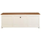 TASMANIA MAHOGANY TIMBER TV UNIT 2 DOORS & 3 CD DRAWERS WHITE/CARAMEL 160 CM - MyChocolateWood