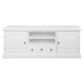 TASMANIA MAHOGANY TIMBER TV UNIT 2 DOORS & 3CD DRAWERS IN WHITE 160CM - MyChocolateWood