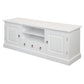 TASMANIA MAHOGANY TIMBER TV UNIT 2 DOORS & 3CD DRAWERS IN WHITE 160CM - MyChocolateWood