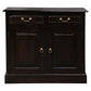 TASMANIA SOLID MAHOGANY BUFFET 2 DOORS 2 DRAWERS IN CHOCOLATE - MyChocolateWood