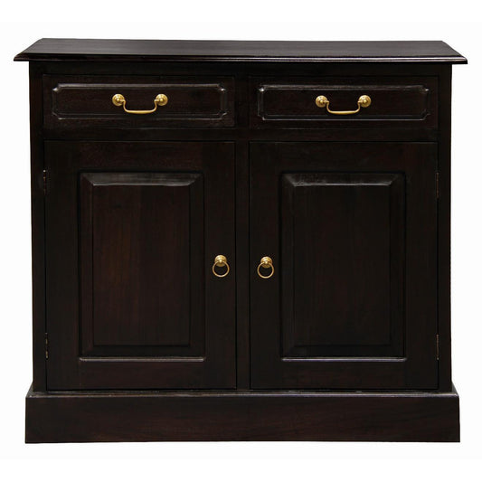 TASMANIA SOLID MAHOGANY BUFFET 2 DOORS 2 DRAWERS IN CHOCOLATE - MyChocolateWood