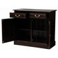 TASMANIA SOLID MAHOGANY BUFFET 2 DOORS 2 DRAWERS IN CHOCOLATE - MyChocolateWood