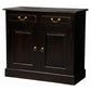 TASMANIA SOLID MAHOGANY BUFFET 2 DOORS 2 DRAWERS IN CHOCOLATE - MyChocolateWood