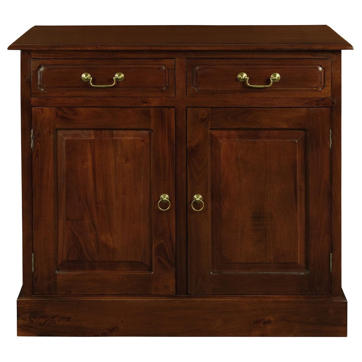 TASMANIA SOLID MAHOGANY BUFFET/SIDEBOARD 2 DOORS & 2 DRAWERS IN MAHOGANY COLOUR - MyChocolateWood