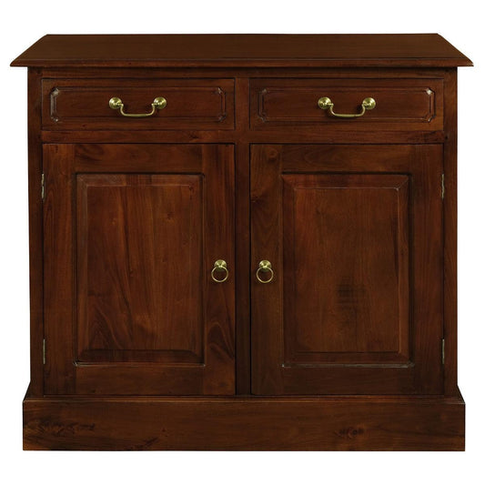 TASMANIA SOLID MAHOGANY BUFFET/SIDEBOARD 2 DOORS & 2 DRAWERS IN MAHOGANY COLOUR - MyChocolateWood