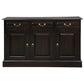 TASMANIA SOLID MAHOGANY BUFFET/SIDEBOARD 3 DOORS & 3 DRAWERS IN CHOCOLATE - MyChocolateWood