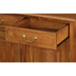 TASMANIA SOLID MAHOGANY BUFFET/SIDEBOARD 3 DOORS 3 DRAWERS IN LIGHT PECAN - MyChocolateWood
