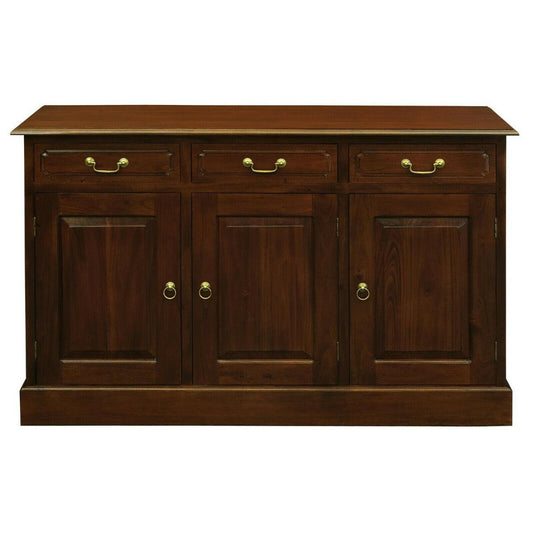 TASMANIA SOLID MAHOGANY BUFFET/SIDEBOARD 3 DOORS & 3 DRAWERS IN MAHOGANY COLOUR - MyChocolateWood