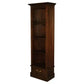 TASMANIA SOLID MAHOGANY NARROW 1 DRAWER BOOKCASE IN MAHOGANY FINISH - MyChocolateWood