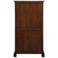 TASMANIA SOLID MAHOGANY WIDE BOOKCASE IN MAHOGANY COLOUR - MyChocolateWood