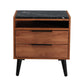 THELO 2-DRAWER BEDSIDE TABLE RIVIERA - MyChocolateWood