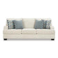 TIANA 3 + 2 LOUNGE SUITE CHENILLE POLYESTER WHITE /GREY MIX - MyChocolateWood