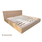 TINO KING SIZE BED IN SOLID AMERICAN OAK - 4 DRAWERS - AUSTRALIAN CUSTOM MADE TO ORDER - MyChocolateWood