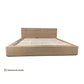 TINO KING SIZE BED IN SOLID AMERICAN OAK - 4 DRAWERS - AUSTRALIAN CUSTOM MADE TO ORDER - MyChocolateWood