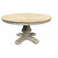 TIVOLI RECYCLED ELM ROUND DINING TABLE 140CM DIAMETER - MyChocolateWood