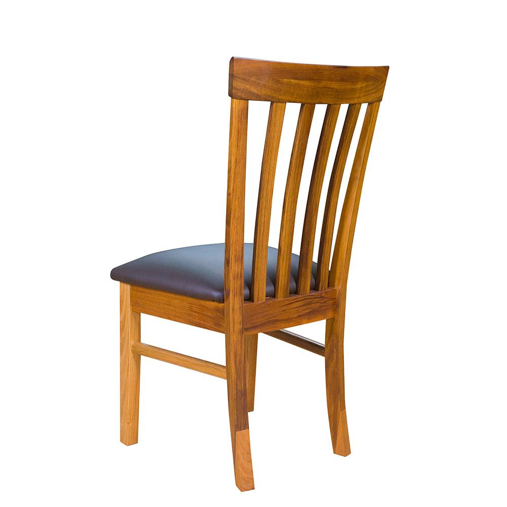 TOLEDO SOLID BLACKWOOD DINING CHAIR - FLOOR STOCK CLEARANCE - MyChocolateWood
